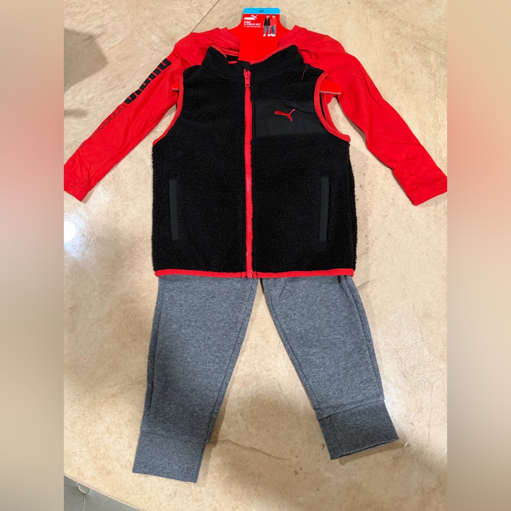 Puma 3 piece vest set  - NWT
